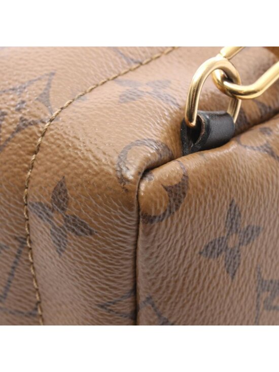 Louis Vuitton Backpack Palm Springs Mini Monogram Reverse Canvas Leather